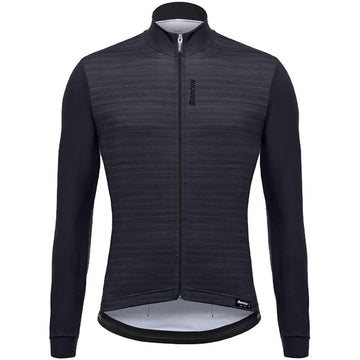 Men's Sports Jacket Santini Cycling Black (S) (Refurbished A+)