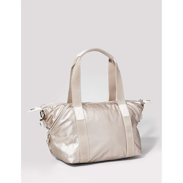 Bolso de mano Kipling Art Mini Plata (28 x 23,5 x 18,5 cm) (Reacondicionado A+)