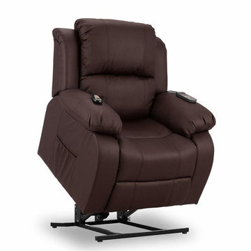 Lifter Armchair With Massager Trevi 160º Brown (Refurbished C)