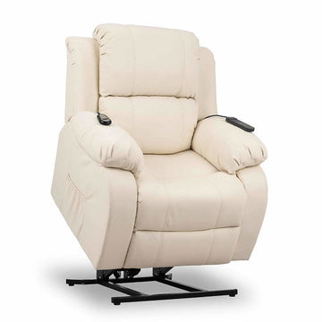 Lifter Armchair With Massager Trevi 160º Cream (Refurbished B)