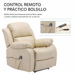 Lifter Armchair With Massager Trevi 160º Cream (Refurbished B)