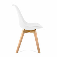 Chair Lena Wood White (53,5 x 49 x 83 cm) (Refurbished B)