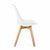 Chair Lena Wood White (53,5 x 49 x 83 cm) (Refurbished B)