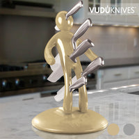 Vudú Knives Supreme Knife Holder and Knife Set (5 pieces)