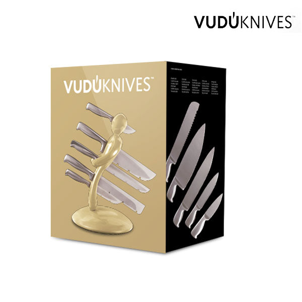 Vudú Knives Supreme Knife Holder and Knife Set (5 pieces)