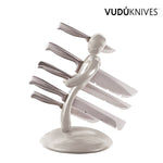 Vudú Knives Supreme Knife Holder and Knife Set (5 pieces)