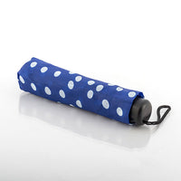 Polka Dot Folding Umbrella