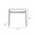 Console Crystal Mindi wood (80 x 30 x 76 cm)