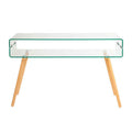 Console Beach Curved glass (120 x 40 x 75 cm)