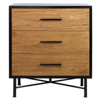 Chest of drawers Chess Mindi wood (90 x 100 x 45 cm)