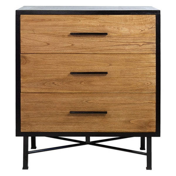 Chest of drawers Chess Mindi wood (90 x 100 x 45 cm)