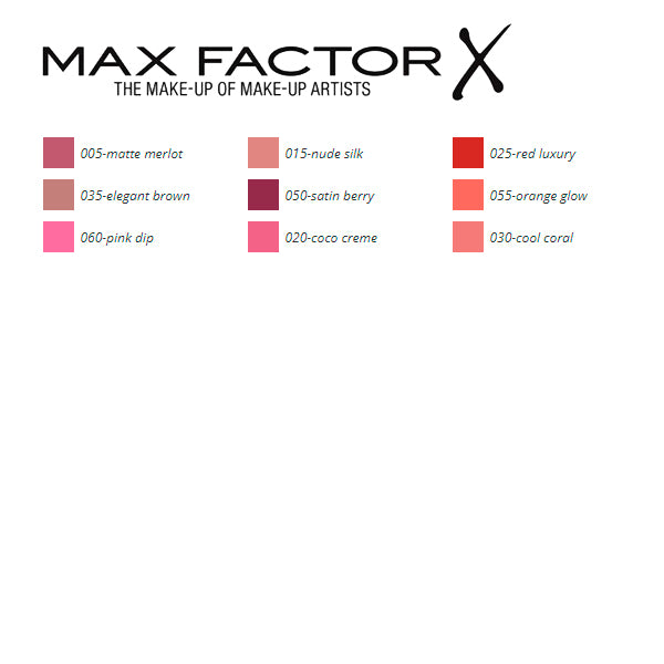 Lipstick Lipfinity Velvet Matte Max Factor (23 g)