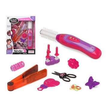 Hair Braiding Kit with Accessories Fashion Style Pink 118797