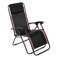 Reclining Armchair Black (108 x 64 x 110 cm)