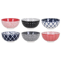 Set of bowls La Mediterránea Hana (ø 15,5 x 7,7 cm) (6 pcs)