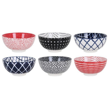 Set of bowls La Mediterránea Hana (ø 15,5 x 7,7 cm) (6 pcs)