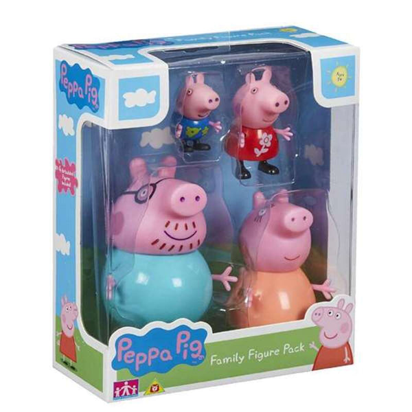 Figuras Bandai Peppa Pig (4 Pcs)