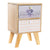 Nightstand DKD Home Decor Children's Paolownia wood (30 x 25 x 47 cm)