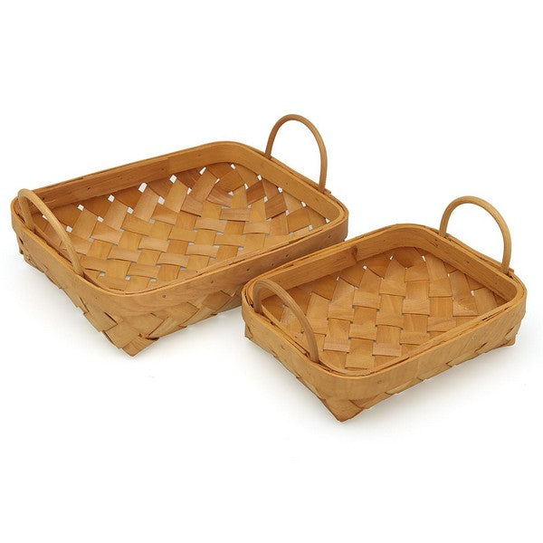 Basket set Wood 2 Pieces