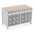 Chest of drawers Blue MDF Wood 2 drawers (34 x 42 x 64 cm)