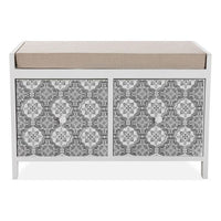 Chest of drawers Blue MDF Wood 2 drawers (34 x 42 x 64 cm)