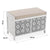 Chest of drawers Blue MDF Wood 2 drawers (34 x 42 x 64 cm)