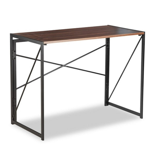 Desk Foldable Wood Metal (45 x 74 x 90 cm)