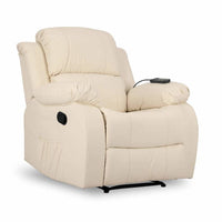 Lifter Armchair With Massager Trevi 160º Cream (Refurbished B)