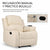 Lifter Armchair With Massager Trevi 160º Cream (Refurbished B)