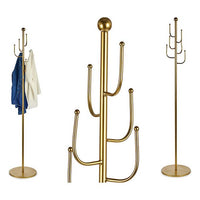 Hat stand Metal Golden (32,5 x 174 x 32,5 cm)