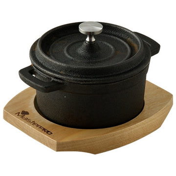 Casserole Masterpro Black Cast Iron