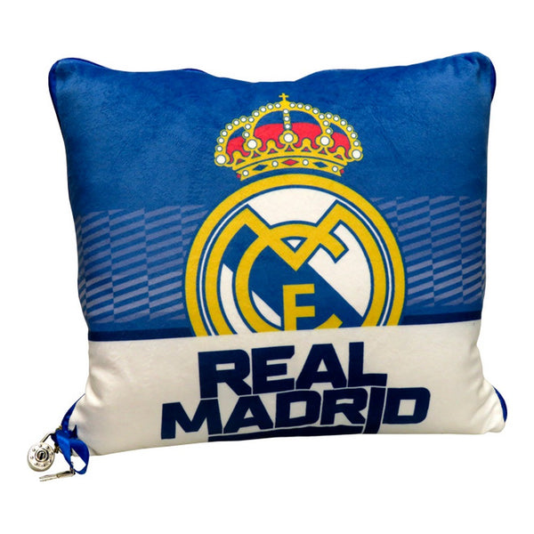 Cushion Secret Real Madrid C.F. Polyester White/Blue