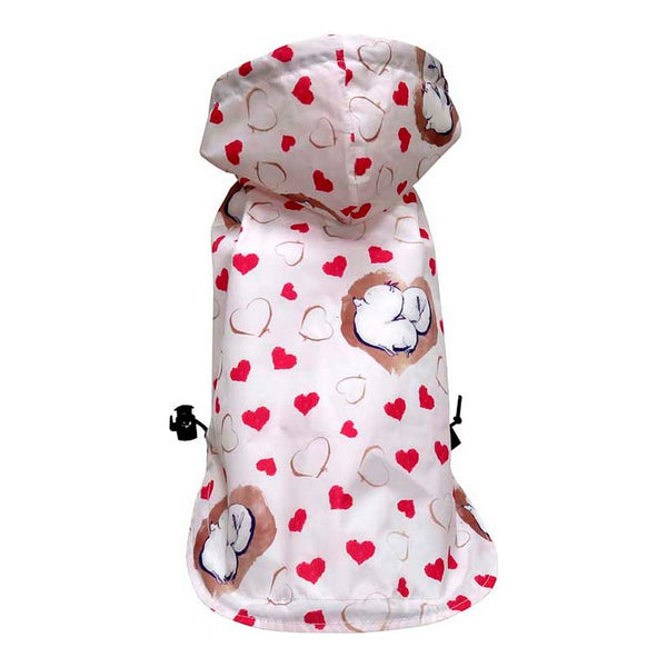 Dog raincoat Pets Gidget One size White