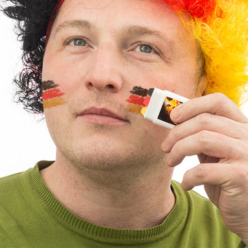 German Flag Face Paint