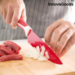 InnovaGoods Set of Ceramic Coated Knives with Peeler (6 pieces)