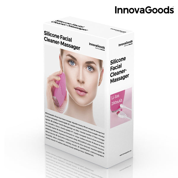 InnovaGoods Silicone Facial Cleaner-Massager