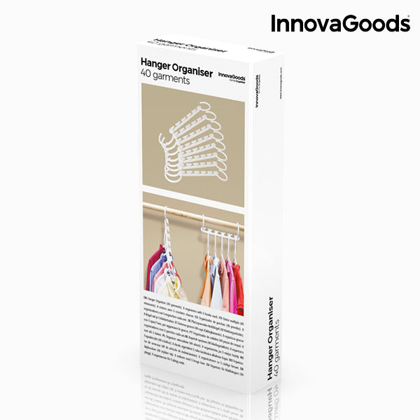 InnovaGoods Hanger Organiser for 40 Items  (24 Pieces)