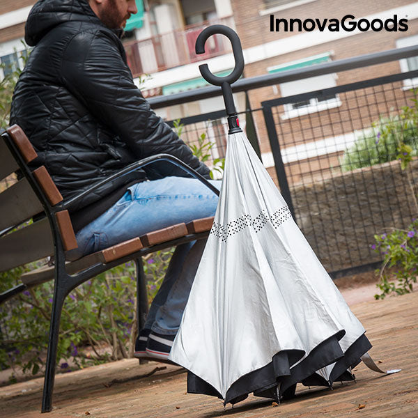 InnovaGoods Inverse Closing Umbrella