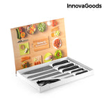 InnovaGoods Swiss·Q Stone Knives & Peeler Set (6 Pieces)