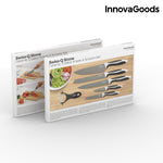 InnovaGoods Swiss·Q Stone Knives & Peeler Set (6 Pieces)