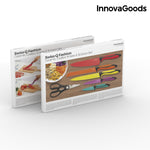 InnovaGoods Swiss·Q Fashion Ceramic Coated Knives & Scissors Set (6 Pieces)