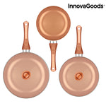 InnovaGoods Copper-Effect Pan Set (5 Pieces)