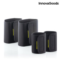 InnovaGoods Sauna-Effect Arm & Thigh Wraps (Pack of 4)