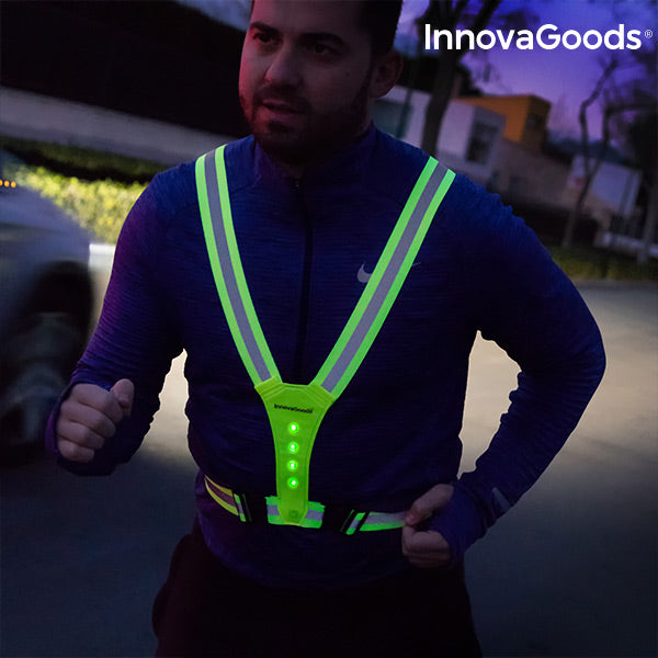 InnovaGoods LED Reflective Running Vest