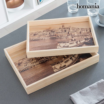 Homania Set of Trays (2 Pieces)