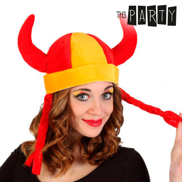 Th3 Party Spanish Flag Viking Hat