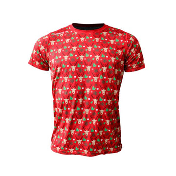 Short Sleeve T-Shirt Luanvi Renos Red