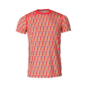 Men’s Short Sleeve T-Shirt Luanvi Lucky Red