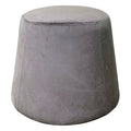 Pouffe Velvet Grey (44 x 44 x 35 cm)