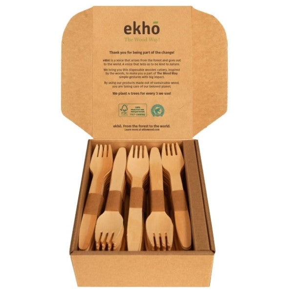 Disposable Cutlery Forks (100 pcs) (Refurbished A+)